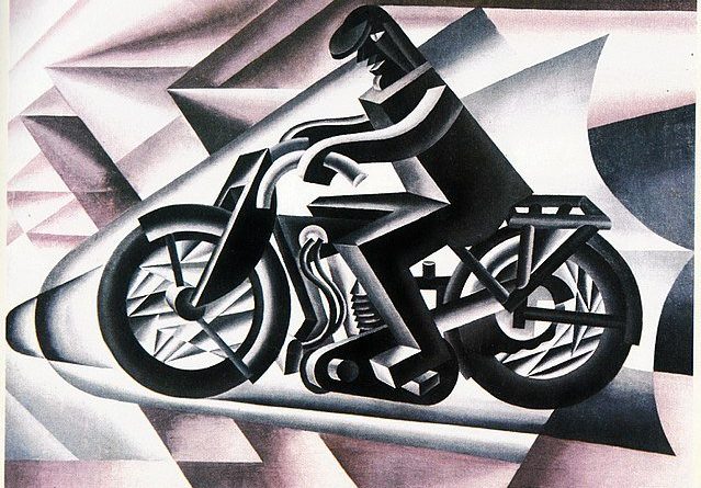 Fortunato Depero - Il motociclista